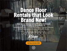 Tablet Screenshot of dancefloorkings.com